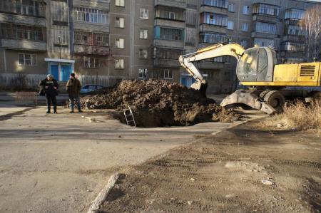 Устранение последствий аварии. Машгородок.